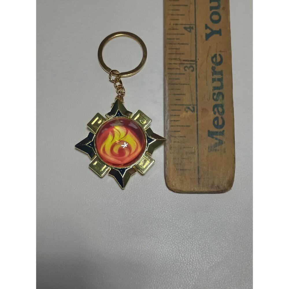 Genshin Impact Natlan Pyro Vision Keychain - Eye of God